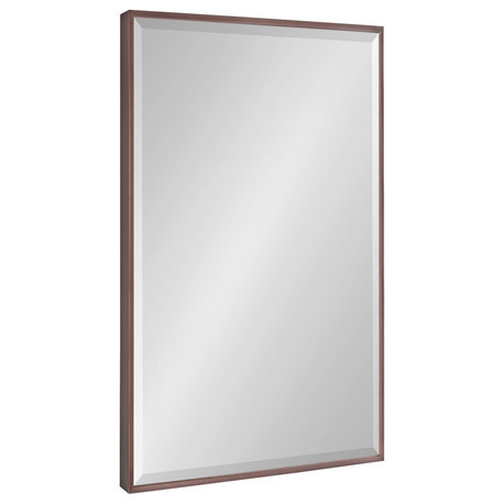 Rhodes Framed Wall Mirror, Bronze, 24.75x36.75