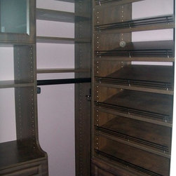 High End Walk-in Closets - Shoe Storage