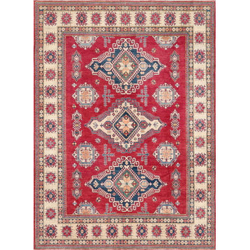 Pasargad's Kazak Collection Hand-knotted Wool Area Rug, 9'11"x13'6"