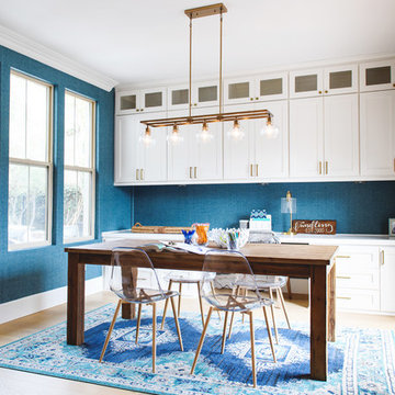 Ocean inspired office makeover