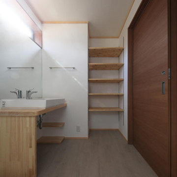 各務原の切妻屋根の家