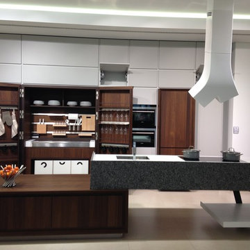 Visiting exhibition kitchens in Porcelanosa