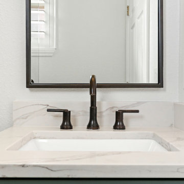 Expertise Meets Delight In This Guest Bathroom in The Reserve at Lake Mary