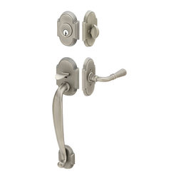Emtek 4312 Nashville Brass Tubular Entry Set - Products