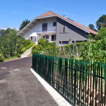Avant / Après : L'extérieur d'une villa savoyarde rénové