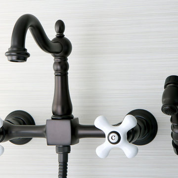 Kingston Brass Wall Mount Kitchen Faucets
