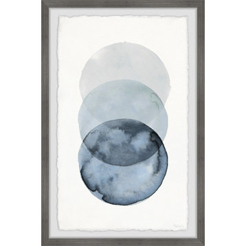 "Circles Overlap" Framed Painting Print, 24"x36"
