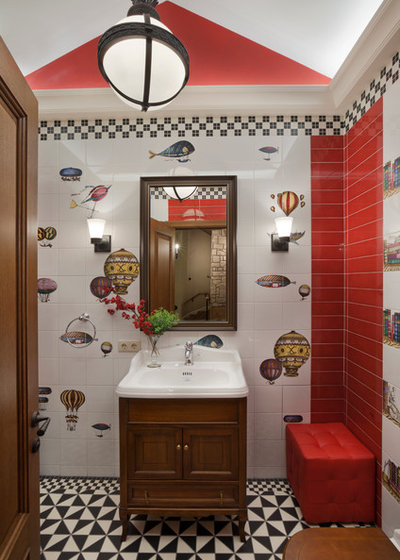 Классический Ванная комната by Архитектурная студия «BAZHENOV Art-studio»