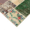 Rug N Carpet - Handwoven Turkish 6' 11" x 9' 10" Wool Patchwork Area Rug