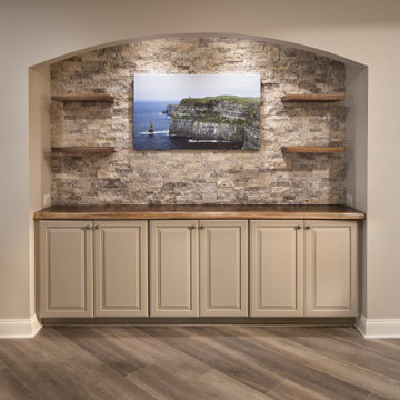Massive Basement means Massive Entertainment in this Clifton Basement Remodel