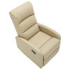 Dormi Recliner Chair, Beige PU