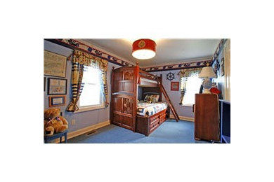 Inspiration for a timeless kids' room remodel in Charlotte