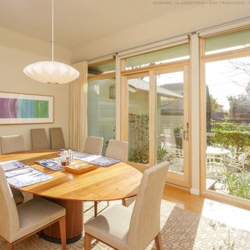 New Windows and Doors in Chic Dining Room - Renewal by Andersen Bay Area, San Fr