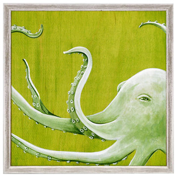 "Octopus" Mini Framed Canvas by Karin Grow