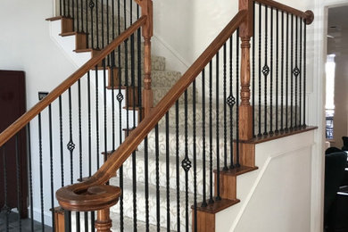 Inspiration for a transitional home design remodel in Dallas