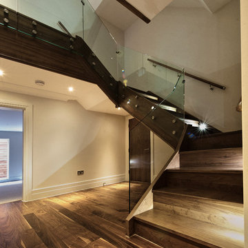 Loughton Walnut & Glass