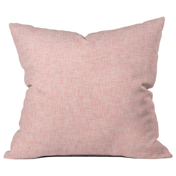 Holli Zollinger Linen Marsala Rosee Throw Pillow, 26"x26"