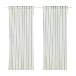 HANNALILL Rideaux, 2 pi&egrave;ces, vert clair - Curtains