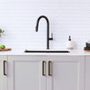 STYLISH Kitchen Sink Faucet Single Handle Pull Down Dual Mode Stainless Steel