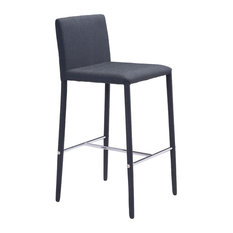 Zuo Modern Contemporary - Confidence Counter Chair, Set of 2, Black - Bar Stools and Counter Stools