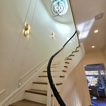 Project #131 | Three-Story Elliptical Staircase in Historic Home