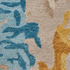 Weave & Wander Everley Wool Rug, Sunny Yellow/Sky Blue, 2' x 3' Rug