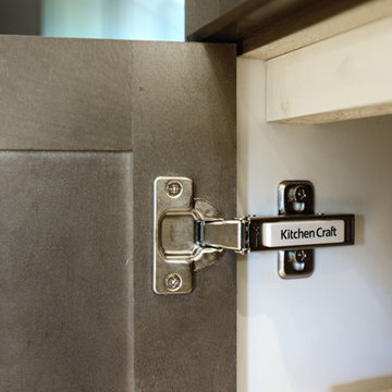 Transitional Gray Kitchen
