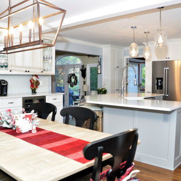 Transitional Kitchen Remodel Done With New Cabinets