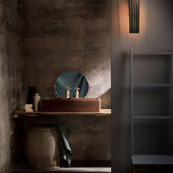 Black & Gold Long Bathroom Wall Light - Bathroom Wall Lights
