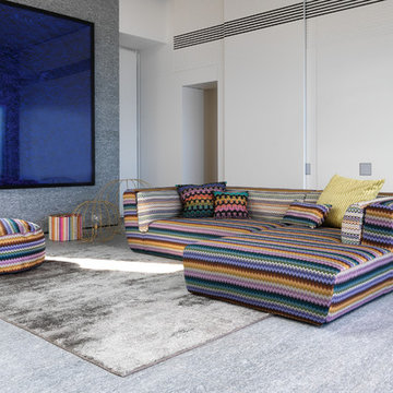Upon the hill: a modern apartment dressed MissoniHome