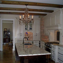 cabinets with beams