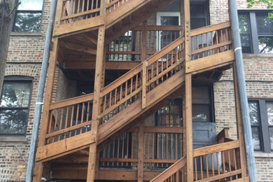 Three Tier Deck Systems and Roof Deck at Condominiums