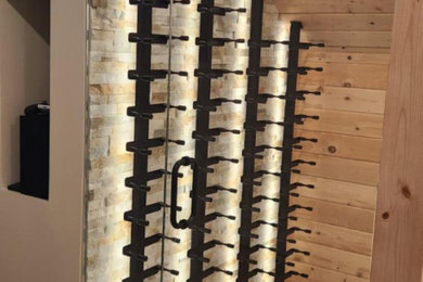 Inspiration for a modern wine cellar remodel