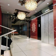 elevator lobbys and cabs