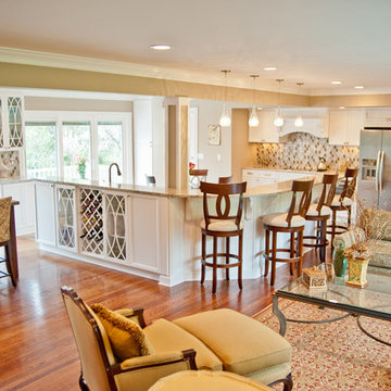 Contemporary Glamour - Family Kitchen Remodel in Watchung NJ