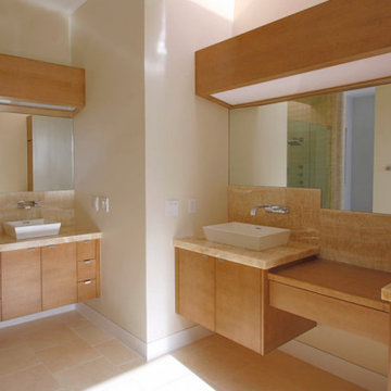 Light Maple Floating Vanities