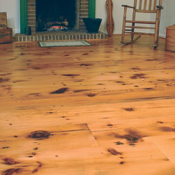 Reclaimed White Pine Flooring - Distressed Grade - Hardwood Flooring