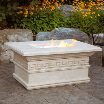 Outdoor Fireplace by Omega Mantels