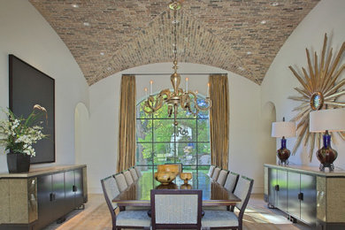 Inspiration for a dining room remodel in Dallas
