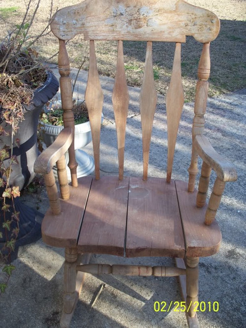 Best method to repair an old rocking chair