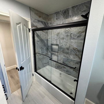 Home Remodel/ One Bath/paint/popcorn removal/LED Can lights/baseboards/Flooring