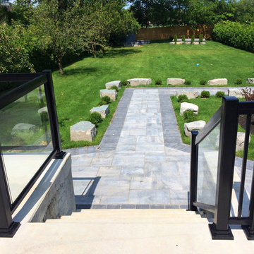Aluminum and Glass Porch Railings - 116