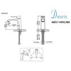 Dawn Single Lever Lavatory Faucet, Chrome