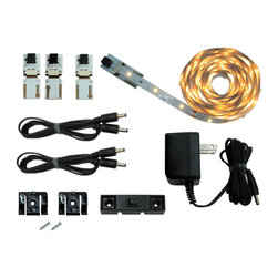 NEW Cut and Connect Series: Normal Bright Flexible Strip 3M Kit in Warm White - Undercabinet Lighting