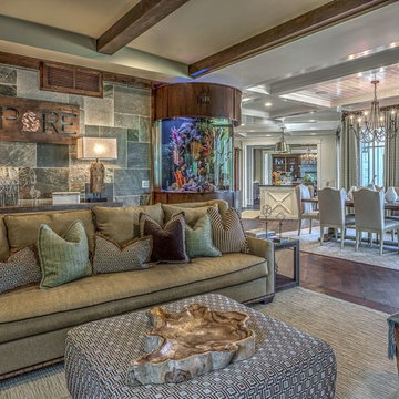 Coastal with French Chateau Characteristics