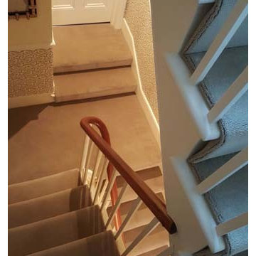Grey Stairs Carpet Installation