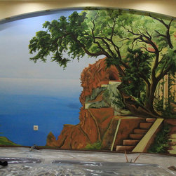 Mural. "Greek paysage" - Products