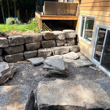Amourstone Patio and Retaining Wall