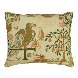 Pheasants in the Field 16X20 Needlepoint Pillow