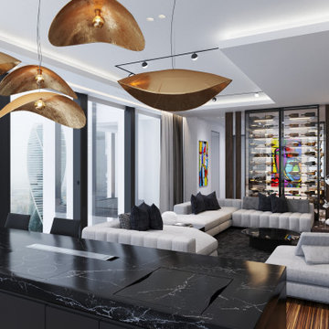 "Neva Towers" apartment design